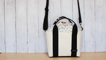 DIY cute Drawstring Shoulder Bag / Sewing tutorial / 巾着付きショルダーバッグの作り方 _ 2way可愛いトートバッグ