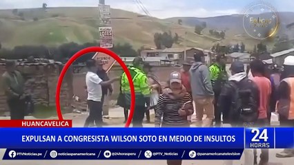 Congresista Wilson Soto es abucheado en Huancavelica: "Lárgate y no vuelvas"