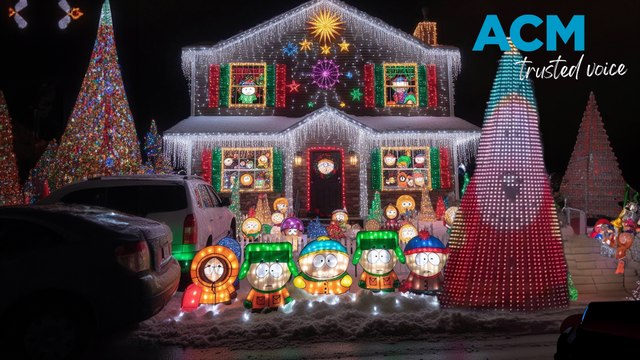 South Park Christmas lights house goes viral