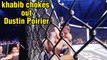 khabib chokes out Dustin Poirier #ufc #mma