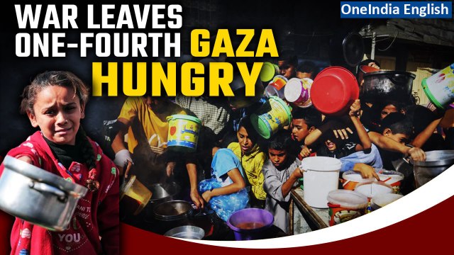 Israel-Gaza War: UN Sounds Alarm as 1 in 4 Starving Amid War-Torn Conditions | Oneindia News