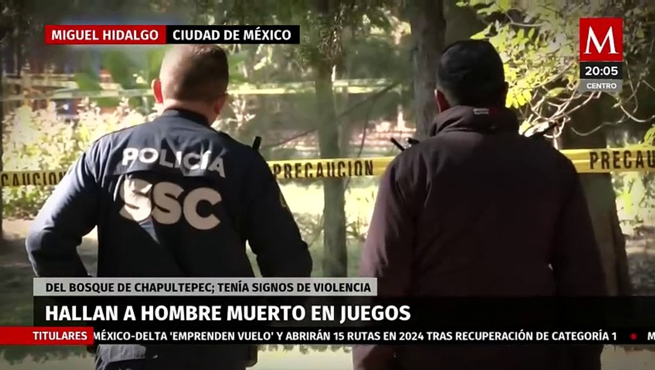 Hallan a hombre sin vida en segunda sección del Bosque de Chapultepec