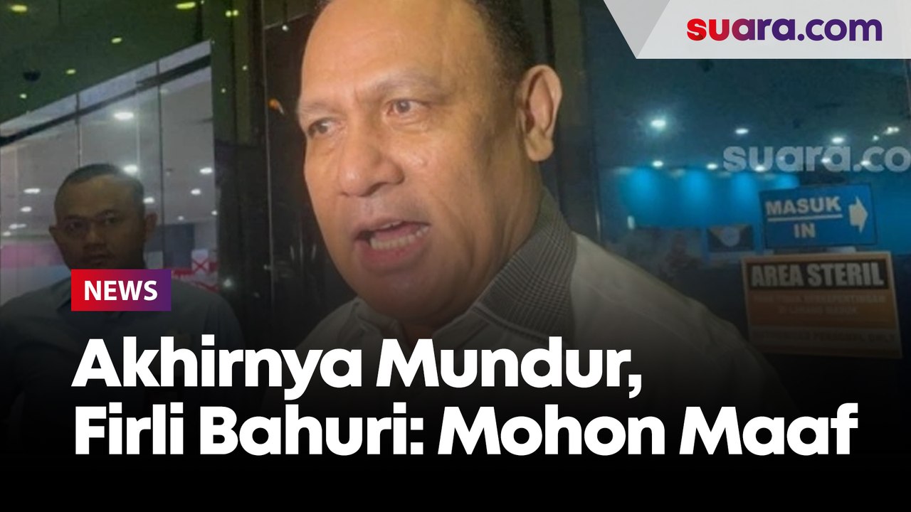 Akhirnya Mundur dari Ketua KPK usai Tersangka, Firli Bahuri: Mohon Maaf Atas Kesalahan Saya!