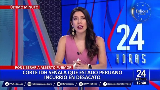 Corte IDH señala que “el Estado ha incurrido en desacato” tras la excarcelación de Alberto Fujimori