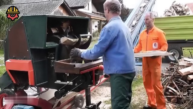 Amazing Automatic Homemade Firewood Processing Machines, Powerful Wood Splitting Machines Workin
