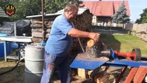 Amazing Automatic Homemade Sawmill Machines, Powerful Firewood Processing Machines, Wood Splitte