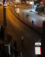 مواجهات مع قوات الاحتلال الإسرائيلية في مدينة حلحول شمال الخليل