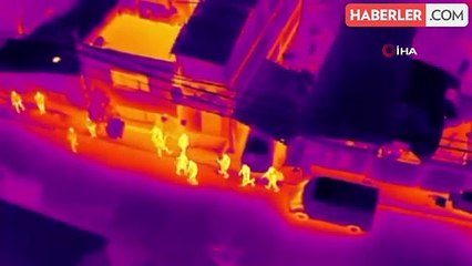 Polis ekipleri sokaklardaki torbacıları temizledi