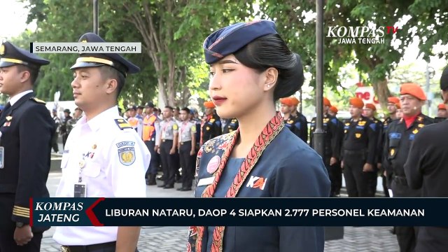 Liburan Nataru, DAOP IV Semarang Siapkan 2.777 Personel Keamanan