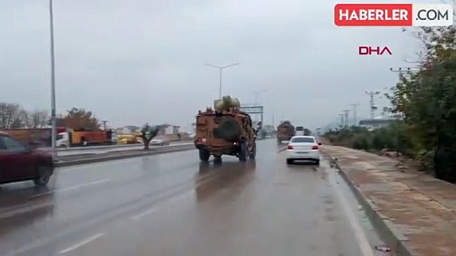 Türk Silahlı Kuvvetleri İdlib'e Zırhlı Araç Sevkiyatı Yaptı