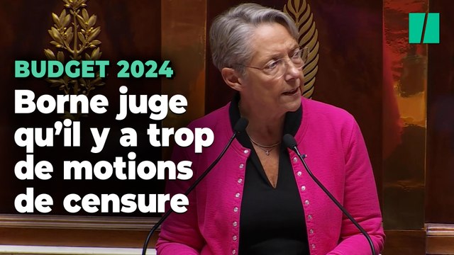 Après une vingtaine de 49.3, Borne se plaint d’un abus des motions de censure