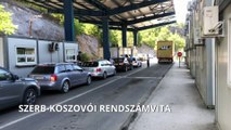 Január elsejétől engedélyezik a koszovói rendszámú autók belépését Szerbiába