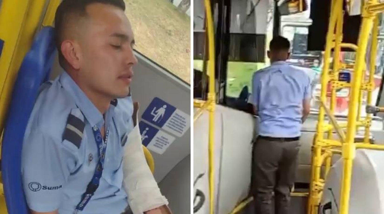 En video: conductor del Sitp fue atacado a golpes, con piedras y palos en un caso de intolerancia