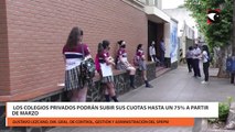 Los colegios privados podrán subir sus cuotas hasta un 75% a partir de marzo