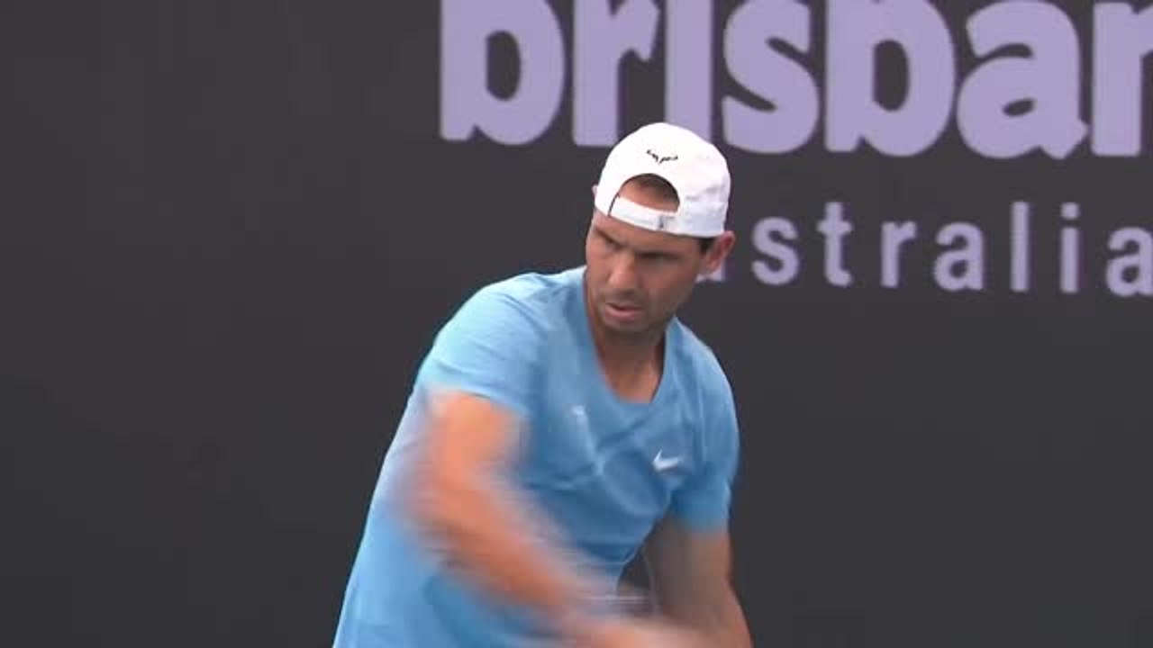 Brisbane - Nadal s'entraîne à quelques jours du tournoi