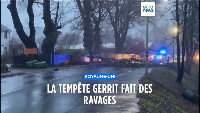 Vents violents, fortes chutes de neige, pluie : la tempête Gerrit s'est abattue sur le Royaume-Uni