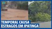 Ipatinga tem queda de árvores e ruas alagadas em segundo dia de temporal