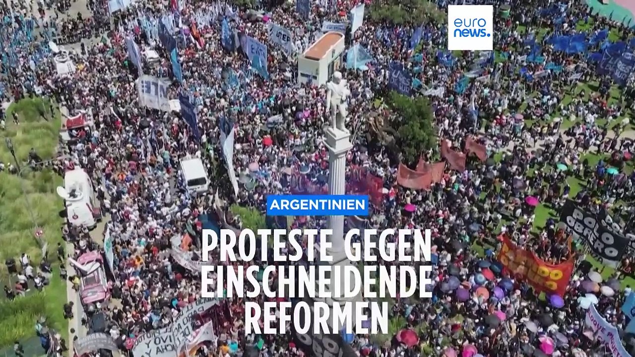 Argentinien: Proteste gegen einschneidende Reformen