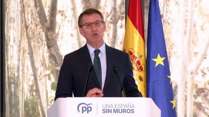 Feijóo arremete contra el PSOE por la censura en Pamplona: “España pierde un partido de Estado”