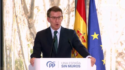 Feijóo sobre la agresión de Ortega Smith al concejal de Más Madrid