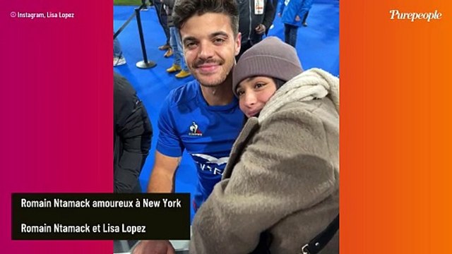 PHOTO Romain Ntamack : Baiser de cinéma avec la belle Lisa pendant leur séjour romantique à New York