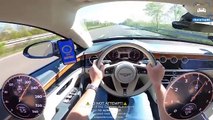 BENTLEY Flying Spur _340kmh_ TOP SPEED on AUTOBAHN by AutoTopNL