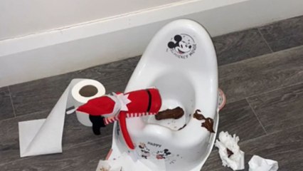 Daughter's reaction wins heart after mum's Elf on the shelf prank