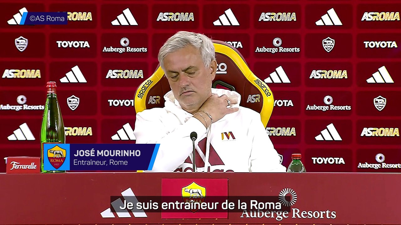 Mourinho suit la ligne de son club : "La position de la Roma est claire"