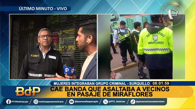 Cae banda criminal que asaltaba a vecinos en pasaje de Miraflores: mujeres integraban grupo delictivo