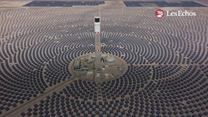 L’impressionnante centrale solaire thermique dans le désert d’Atacama