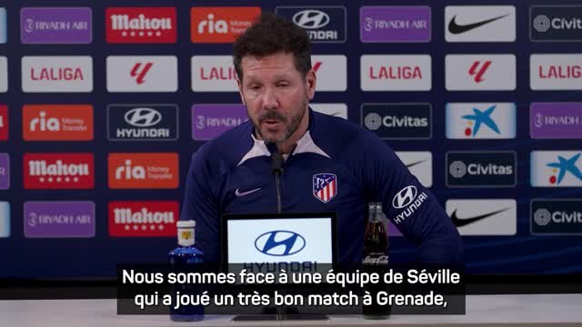 Atlético - Simeone : “Faire mal là où nous pensons pouvoir leur faire du mal”