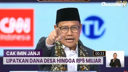 Cak Imin Janji Lipatkan Dana Desa hingga Rp5 Miliar dan Tambah Dana Bansos