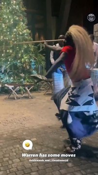 La danse de Warren Zaïre-Emery au Rwanda amuse les fans