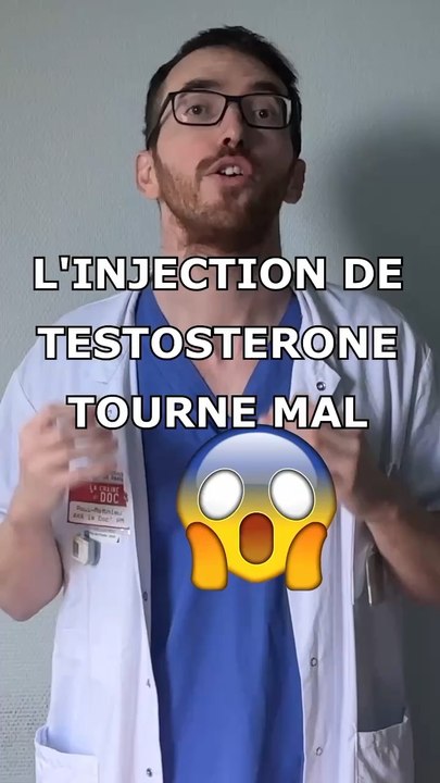 SON BRAS DEVIENT BLEU APRÈS UNE INJECTION DE TESTOSTÉRONE