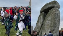 Watch: Winter solstice celebrations take place at Stonehenge
