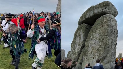 Watch: Winter solstice celebrations take place at Stonehenge