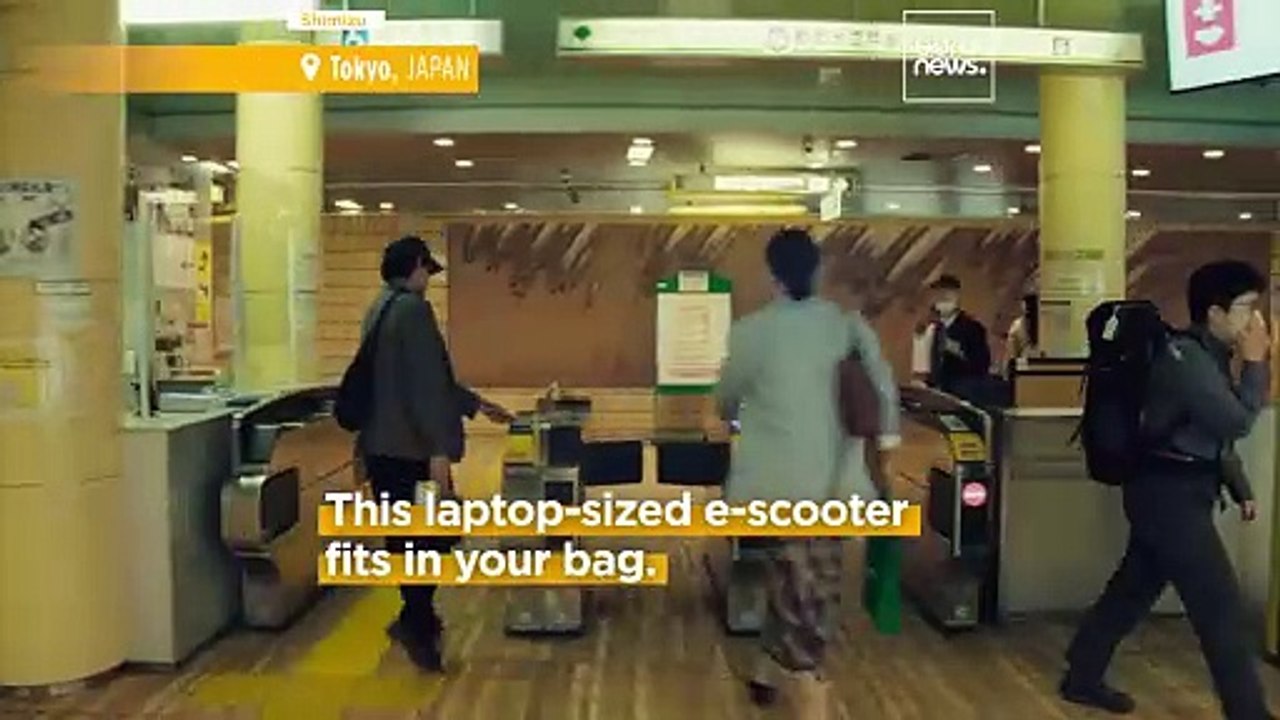 'World’s smallest and lighest' e-scooter can fold down to fit in your carry-on bag when you travel