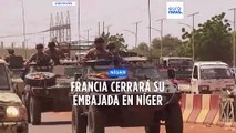 Francia anuncia que cerrará su embajada en Níger en un futuro 