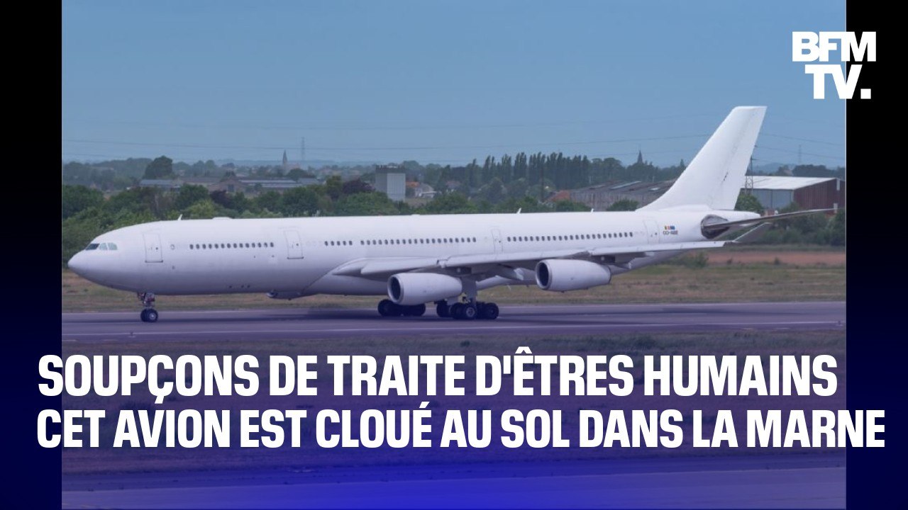 Marne: un avion immobilisé à cause de passagers suspectés de traite d'être humains