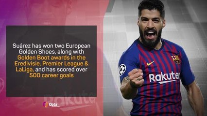 Télécharger la video: Luis Suarez's career in numbers