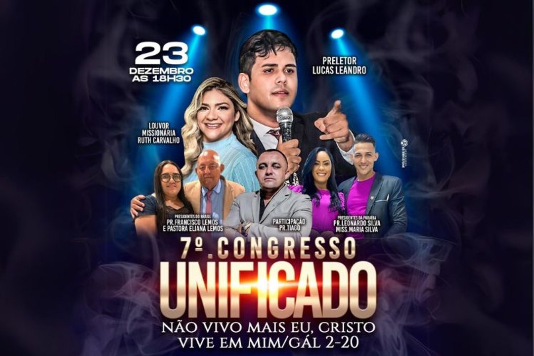 Cajazeiras recebe 7º Congresso Unificado da Igreja Evangélica Pentecostal Jesus Cristo Salva