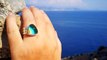 Lord of Lightning - Mood Ring - AAA Crystal Quartz - Sterling Silver 925