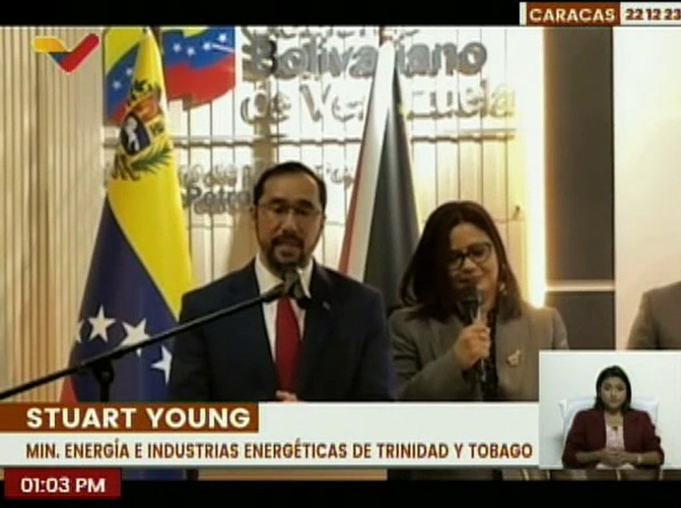 Venezuela y Trinidad y Tobago firman acuerdo para la explotación y exportación de gas