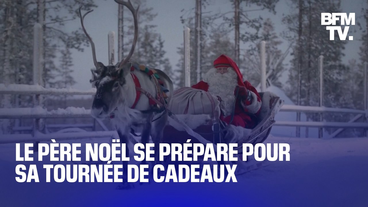 Le Père Noël s’affaire aux derniers préparatifs avant sa tournée annuelle de distribution de cadeaux