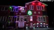 Amazing interactive Christmas lights display on Cannock home.