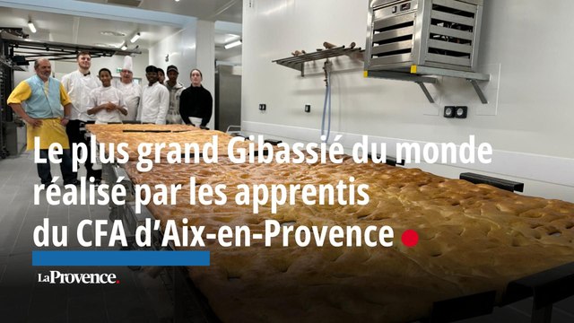 Le plus grand Gibassié du monde réalisé par les apprentis du CFA d’Aix-en-Provence