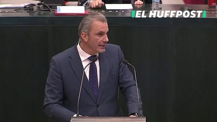 Más Madrid denuncia que Ortega Smith ha tirado "una lata a la cara" a uno de sus concejale en el Ayuntamiento