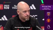 Ten Hag defends Hojlund's goalless start in the Premier League