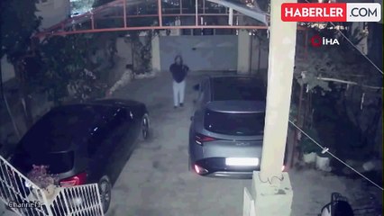 Güvenlik kameralarına yakalanan motosiklet hırsızı tutuklandı