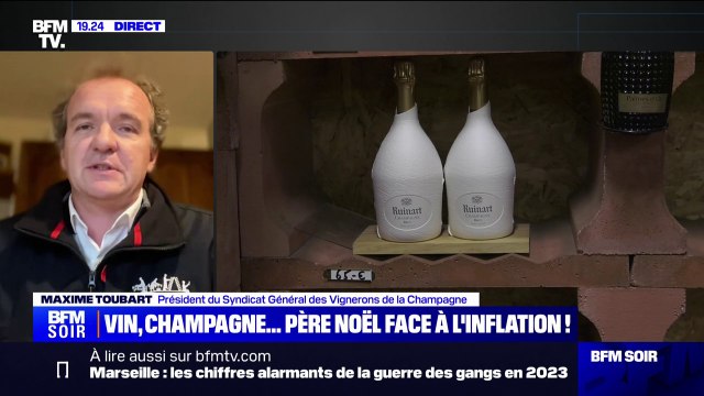 Noël/inflation: Les vignerons et maisons de Champagne ont à cœur de continuer à vendre de belles bouteilles à leur juste prix , affirme Maxime Toubart (président du syndicat général des vignerons de la Champagne)